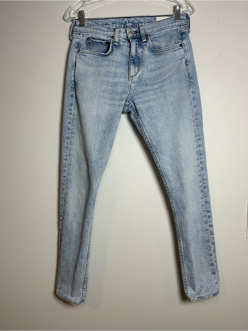 rag & bone skinny jeans light wash size 29 fit 1 stretch denim